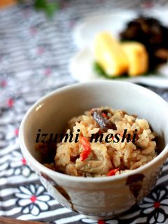 鶏とキノコの炊き込みご飯-レシピのメイン写真
