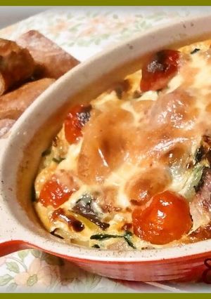 味付けはお味噌だけ♪皮なしキッシュ♥-レシピのメイン写真