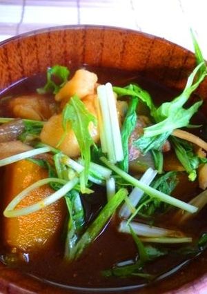 カラフル味噌すいとん-レシピのメイン写真