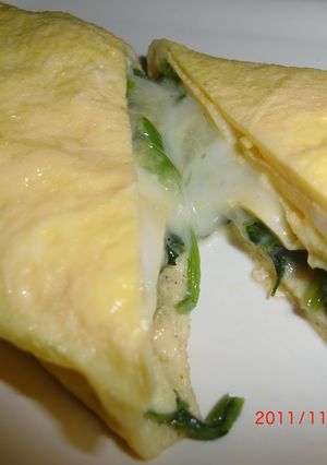 ＊ほうれん草オムレツｉｎチーズ＊-レシピのメイン写真
