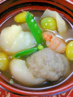 蓮根団子のあんかけ-レシピのメイン写真