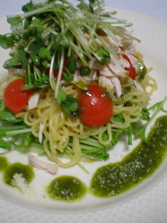 ラーメンサラダ☆バジルソースバージョン☆-レシピのメイン写真
