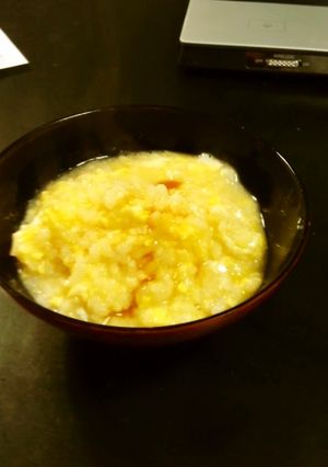 顆粒ダシと卵だけの簡単粥(雑炊?)-レシピのメイン写真
