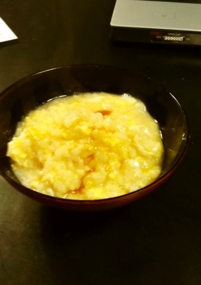 顆粒ダシと卵だけの簡単粥（雑炊？）-レシピのメイン写真