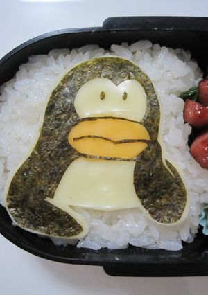 簡単キャラ弁☆サントリーパピプペンギンズ-レシピのメイン写真