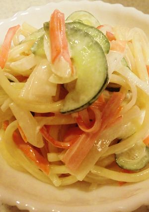 野菜が主役☆スパゲティサラダ-レシピのメイン写真