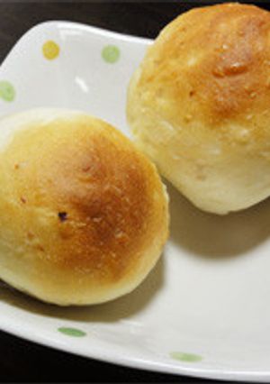 もちっカリッ！残りご飯で HB簡単丸パン-レシピのメイン写真