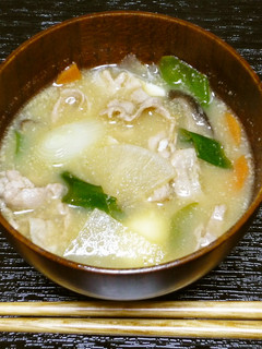 私のトリプル【ごま】とん汁(●^o^●)-レシピのメイン写真