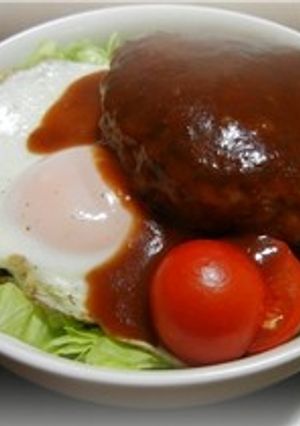 ヘルシー♪ロコモコ丼★豆腐ハンバーグで★-レシピのメイン写真