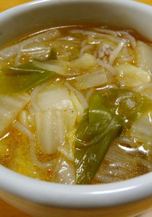 ☆鍋１つで簡単☆糸こんキムチーズらーめん-レシピのメイン写真
