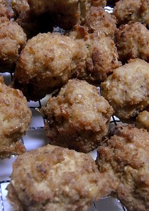 冷凍常備菜に！カリカリ豚肉おから団子-レシピのメイン写真