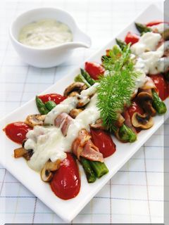 * ワインに合うアスパラのベーコン巻き♪-レシピのメイン写真