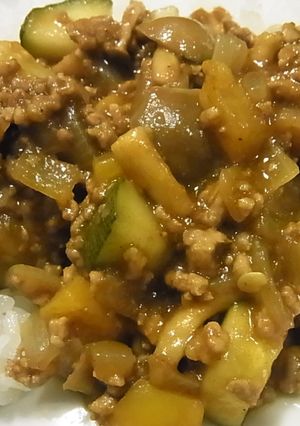 ズッキーニのドライカレー-レシピのメイン写真