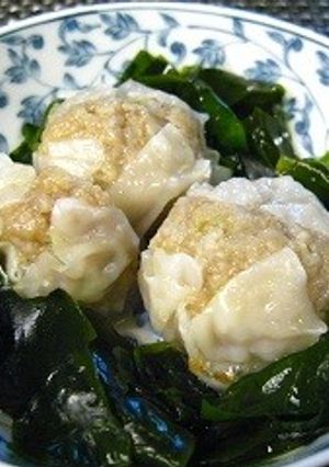 わかめで巣篭もりシュウマイ　　　　　　　-レシピのメイン写真