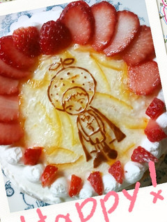 キャラデコゆず茶ケーキ*ゆずマン-レシピのメイン写真