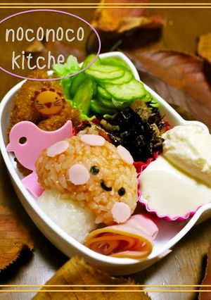 きのこ＊キャラ弁＊-レシピのメイン写真