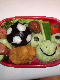 かえる(^w^)キャラ弁-レシピのメイン写真