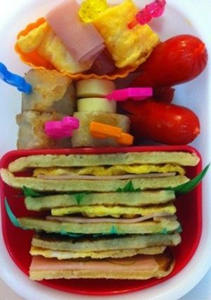 ホットケーキミックスでサンドイッチ-レシピのメイン写真