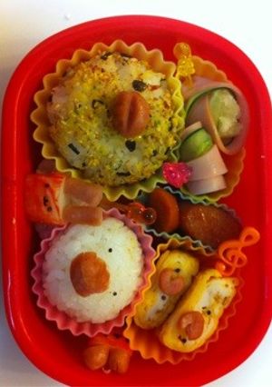 キャラ弁☆ヒヨコ弁当～ϵ( 'Θ' )϶-レシピのメイン写真