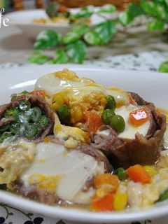 豆腐の牛肉巻き-レシピのメイン写真