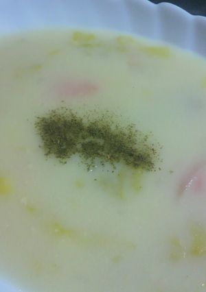 チーズフォンデュの残りでクリームシチュー-レシピのメイン写真