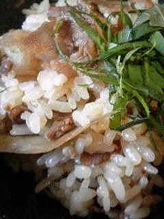 簡単 牛ごぼうの混ぜごはん♪-レシピのメイン写真