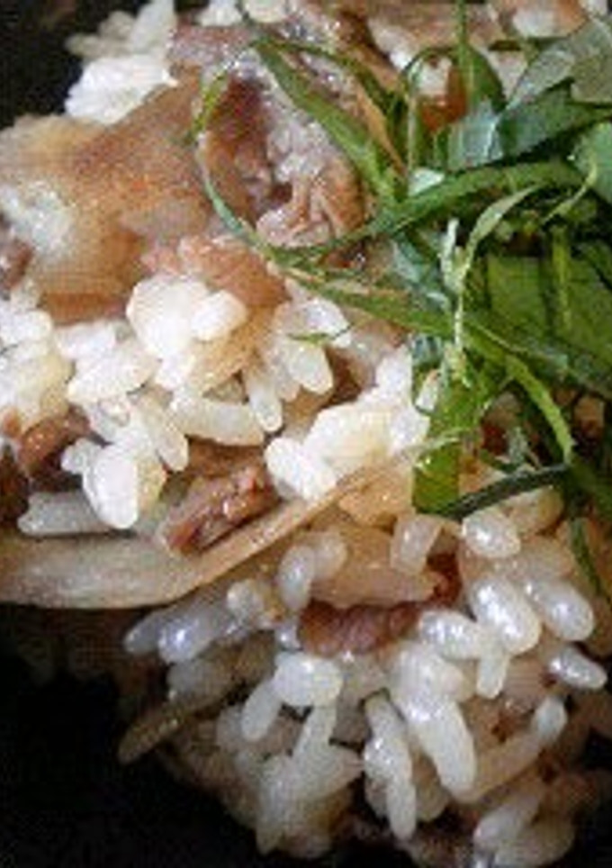 簡単 牛ごぼうの混ぜごはん♪-レシピのメイン写真