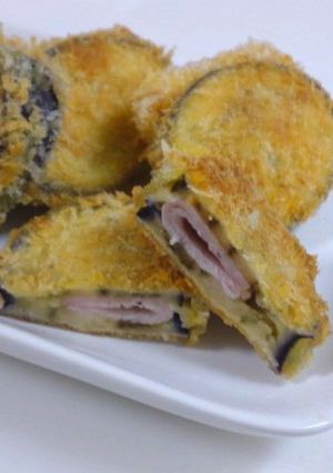 茄子のベーコンはさみ揚げ-レシピのメイン写真
