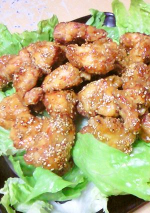 驚く食感！！作って感動☆鶏胸の甘辛揚げ☆-レシピのメイン写真