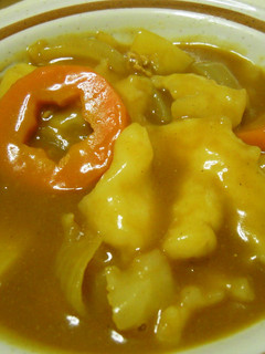 ほんのり和風なカレーひっつみ(すいとん)-レシピのメイン写真