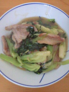 青梗菜の回鍋肉-レシピのメイン写真