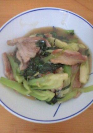 青梗菜の回鍋肉-レシピのメイン写真