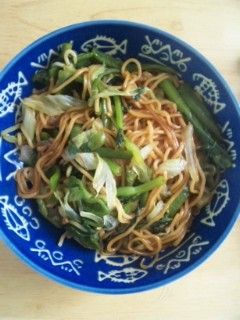 春菊の焼きそば-レシピのメイン写真