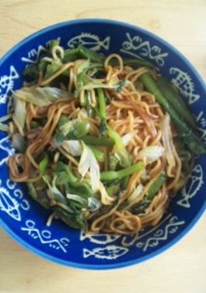 春菊の焼きそば-レシピのメイン写真