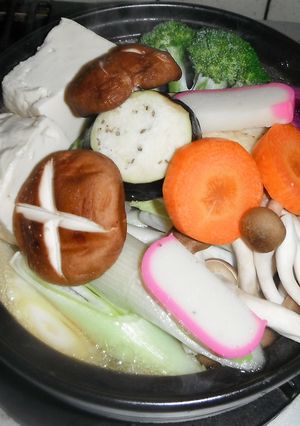 パパの野菜どっさり鍋-レシピのメイン写真