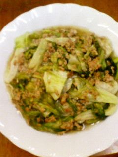 レタスのひき肉炒め-レシピのメイン写真