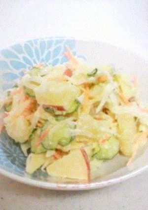 お義母さんのりんごポテトサラダ-レシピのメイン写真