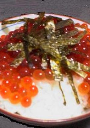 いくら丼-レシピのメイン写真