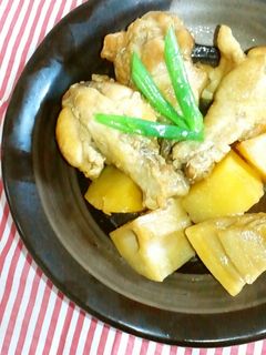 ★鶏手羽元と根菜DEさっぱり煮-レシピのメイン写真