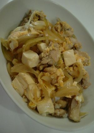 豆腐でヘルシー★親子丼-レシピのメイン写真
