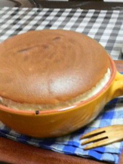 ぐりとぐらのカステラ風スフレ-レシピのメイン写真