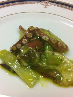 タコとセロリのバジルマリネ♪-レシピのメイン写真