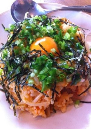 簡単☆ぱらぱらキムチチャーハン-レシピのメイン写真