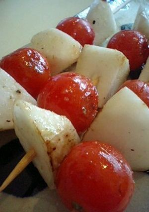 蕪とトマト串☆BBQ気分-レシピのメイン写真
