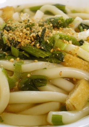 Ｉ LOVE ゴマ♪『ゴマ振りうどん』-レシピのメイン写真