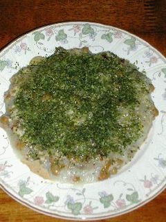 とろろと納豆のもんじゃ焼き風-レシピのメイン写真