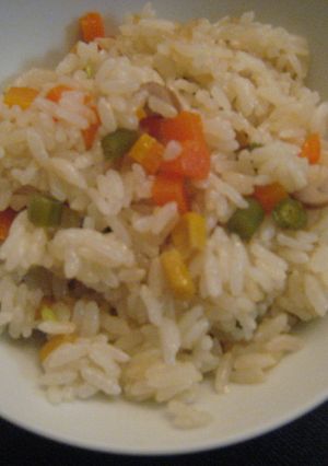 野菜大盛りソーセージピラフ風炊き込みご飯-レシピのメイン写真