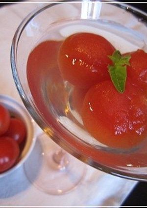 トマトのデザート-レシピのメイン写真