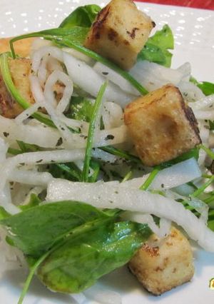 カリカリ塩豆腐 de 大根サラダ-レシピのメイン写真