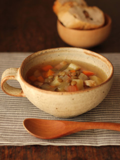 レンズ豆と野菜のジンジャースープ-レシピのメイン写真